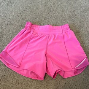 Lululemon Hotty Hot Sonic Pink Shorts